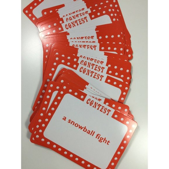 Cranium Super Showdown Game 60 Red Contest Play Cards Replacement Piece 2006 - Picture 4 of 4